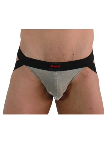 BURN - 001 JOCK BEIGE LUCIDO / NERO XL