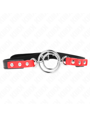 KINK - GAG CON O-RING MULTIPLI 4/4,8 CM ROSSO 38 X 56 CM