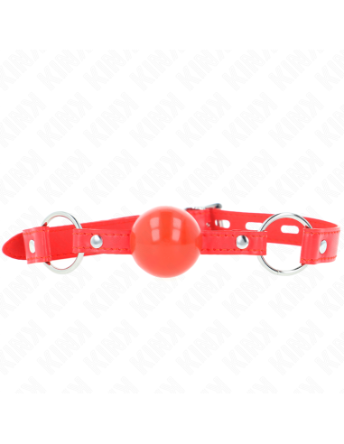 KINK - BALLA IN TPE 4 CM CON SERRATURA ROJO 60 x 2 CM