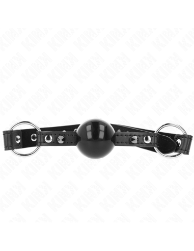 KINK - BALL GAG 4 CM CON RIVETTO PUNTA E CHIUSURA A SCATTO 65 x 2 CM