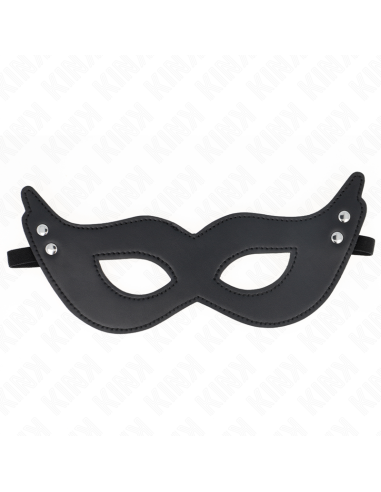 KINK - MASCHERA IN SIMILPELLE CON RIVETTI MODELLO 1 26 x 8 CM