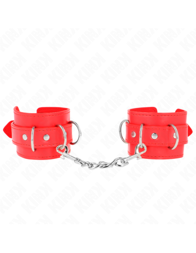 KINK - RESISTENZA DA POLSO CON 3 ANELLI A D REGOLABILE ROSSO 17,5-25 CM X 6 CM