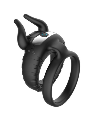 ARMONY - BULL'S PASION VIBRATORE AD ANELLO 10 VELOCITÀ NERO