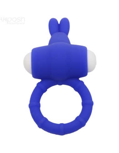 ARMONY - MS BUNNY ANELLO VIBRATORE IN SILICONE BLU