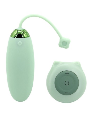 ARMONY - KITTY FUN VIBRATORE UOVO TELECOMANDO 10 VIBRAZIONI VERDE