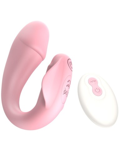 ARMONY - FRESHFUN CICI VIBRATORE STAP-ON TELECOMANDO E APP 10 VIBRAZIONI ROSA