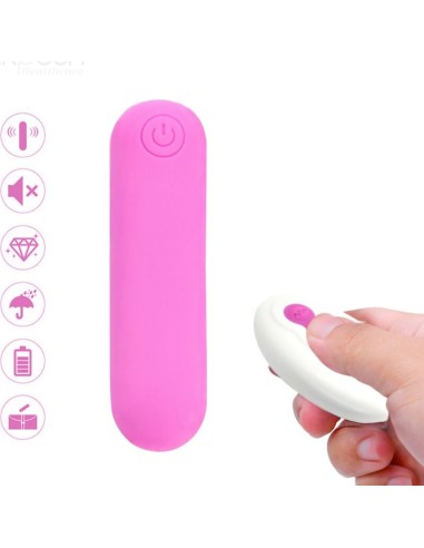 ARMONY - SPLASH JOLINE VIBRATORE BULLET IN SILICONE TELECOMANDO 10 VIBRAZIONI 65 X 15 CM ROSA