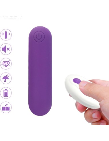 ARMONY - SPLASH JOLINE VIBRATORE BULLET IN SILICONE TELECOMANDO 10 VIBRAZIONI 65 X 15 CM VIOLA