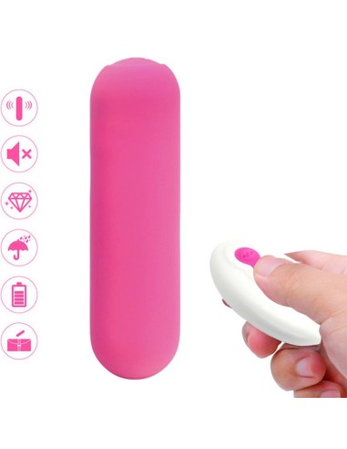 ARMONY - SPLASH JOIE VIBRATORE BULLET TELECOMANDO IN SILICONE 10 VIBRAZIONI 75 X 19 CM ROSA