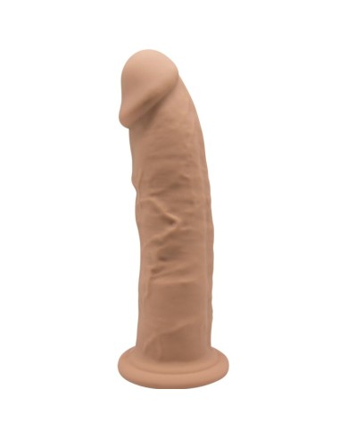 SILEXD - MODELLO 2 PENE REALISTICO PREMIUM SILEXPAN SILICONE CARAMEL 23 CM