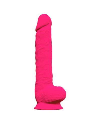 SILEXD - MODELLO 1 PENE REALISTICO PREMIUM SILEXPAN SILICONE FUCSIA 38 CM