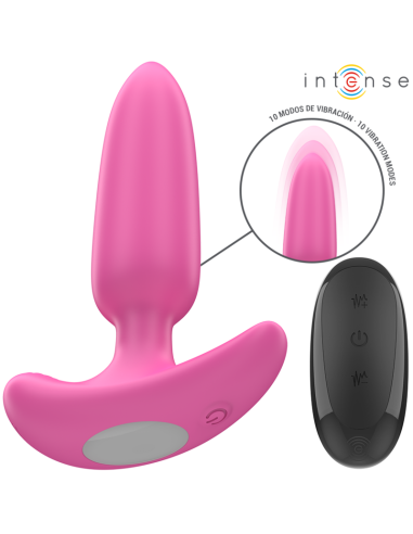 INTENSE - ROSS ANAL PLUG 10 VIBRAZIONI ROSA TELECOMANDO