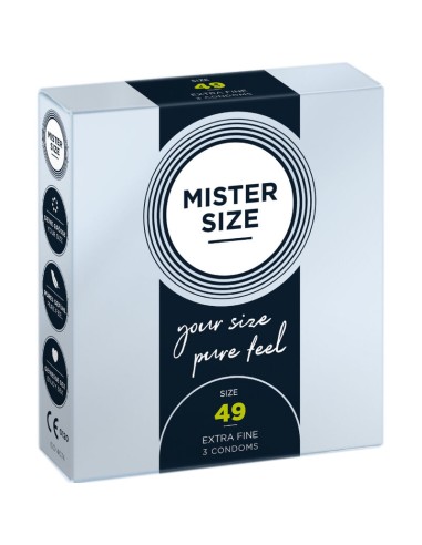 MISTER SIZE - PRESERVATIVO TAGLIA S 49 MM (3 UNITÀ)