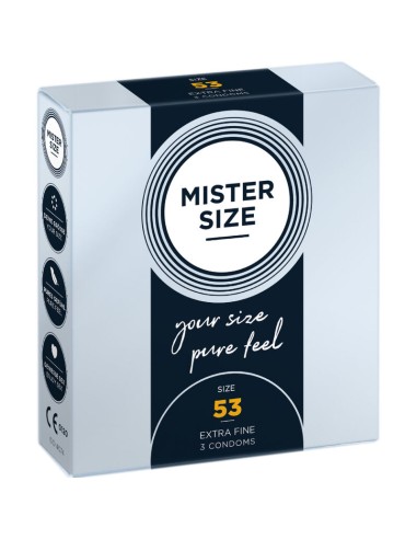 MISTER SIZE - PRESERVATIVO TAGLIA M 53 MM (3 UNITÀ)