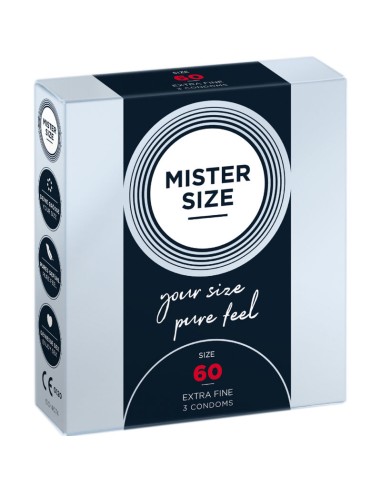 MISTER SIZE - PRESERVATIVO TAGLIA XL 60 MM (3 UNITÀ)