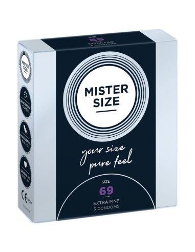 MISTER SIZE - PRESERVATIVI TAGLIA XXXL 69 MM (3 UNITÀ)