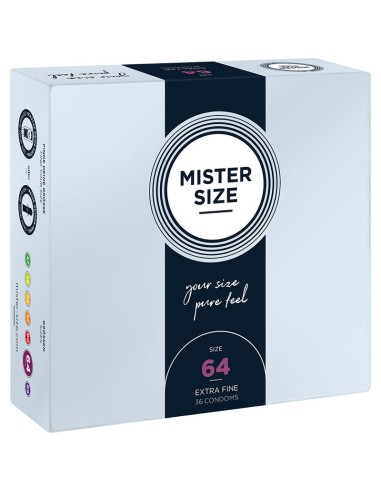 MISTER SIZE - PRESERVATIVI TAGLIA XXL 64 MM (36 UNITÀ)