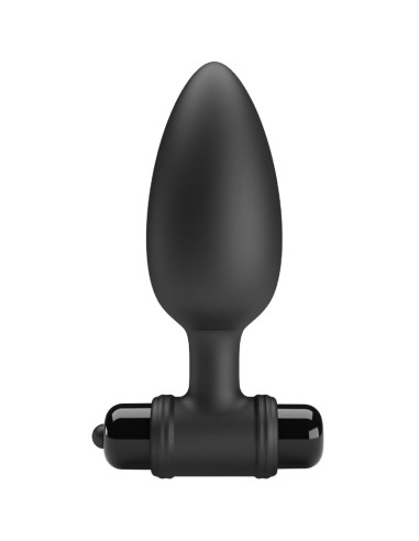 PRETTY LOVE - VIBRA BUTT PLUG 2 PLUG ANALE 10 VIBRAZIONI NERO