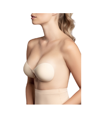 BYE-BRA - REGGISENO INVISIBLE BEIGE COPPA D