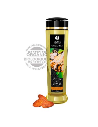 SHUNGA - OLIO DA MASSAGGIO ALLE MANDORLE BIOLOGICO 240 ML