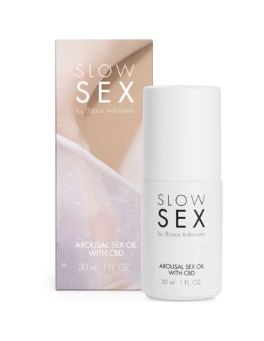 BIJOUX - SLOW SEX OLIO DA MASSAGGIO SESSUALE CON CBD 30 ML