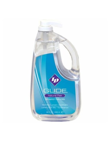 ID GLIDE - LUBRIFICANTE A BASE ACQUA + NATURAL FEEL IPOALLERGENICO 1900 ML