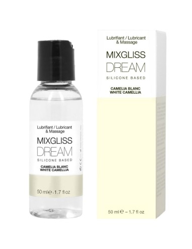 MIXGLISS - LUBRIFICANTE SILICONE DREAM WHITE CAMELIA 50 ML