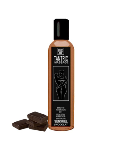 EROS-ART - OLIO DA MASSAGGIO TANTRICO NATURALE E AFRODISIACO AL CIOCCOLATO 100 ML