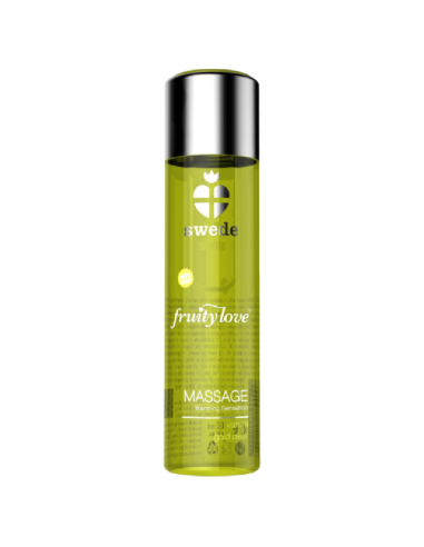 SWEDE - FRUITY LOVE OLIO DA MASSAGGIO EFFETTO RISCALDANTE VANIGLIA E PERA ORO 120 ML