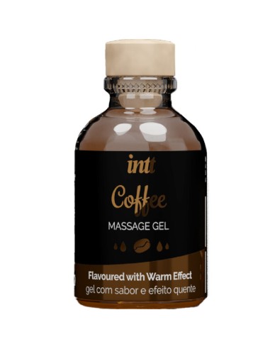 INTT MASSAGE  ORAL SEX - GEL DA MASSAGGIO AL GUSTO DI CAFFÈ EFFETTO CALDO